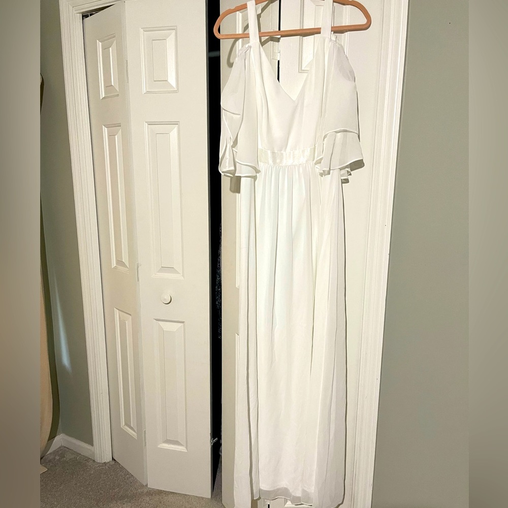 White wedding dress